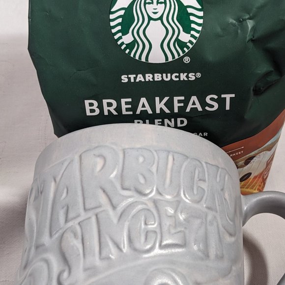 Starbucks Since 71  Embossed Mermaid Siren Gray 12 oz Coffee/Tea/Chocolate Mug - Picture 7 of 14